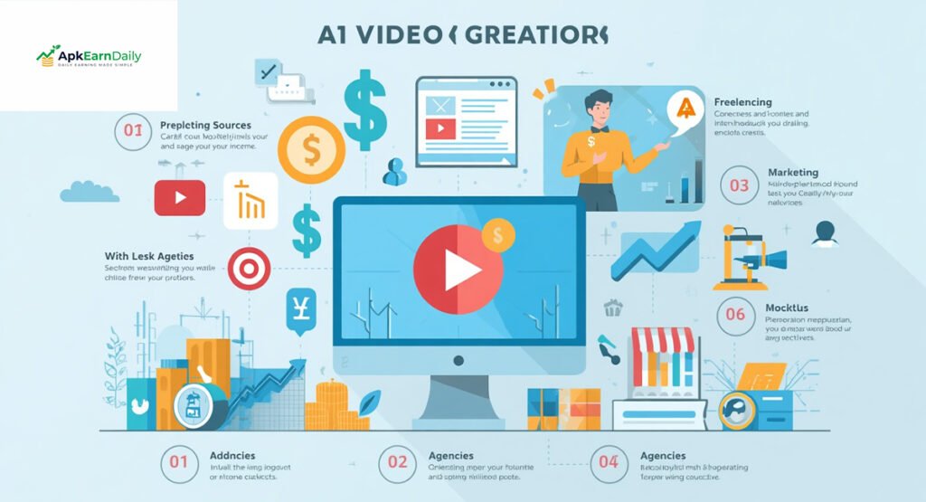 10 Best Ways to Earn Money with Google Flow AI