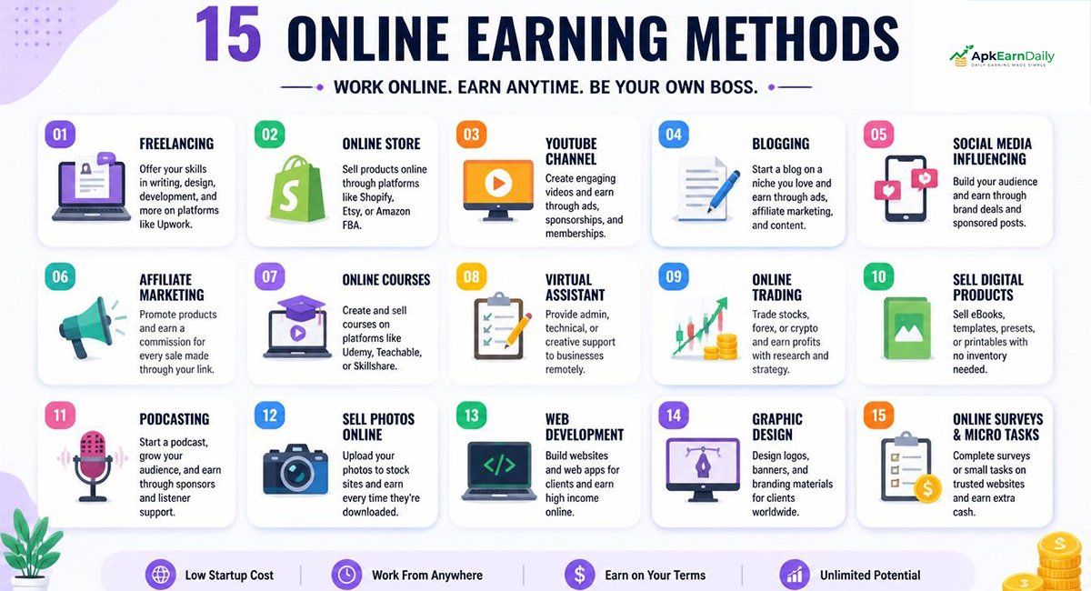 15 Best Ways to Earn Money in 2026