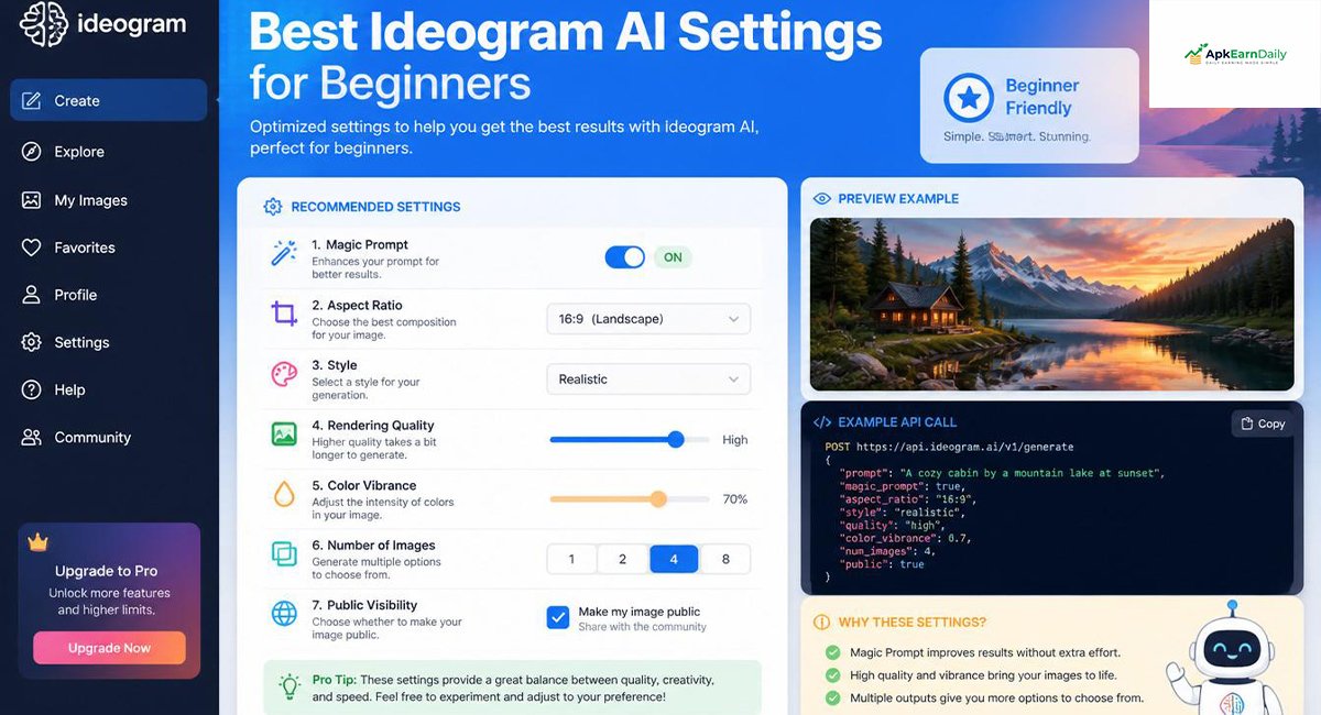 Best Ideogram AI Settings Explained