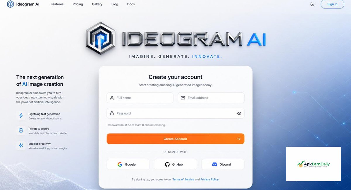 How to Create a Free Ideogram AI Account