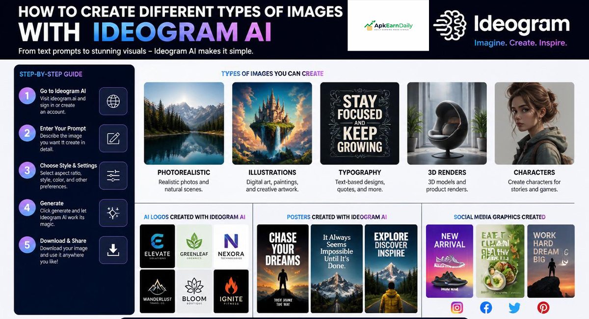 How to Create Different Types of Images with Ideogram AI
